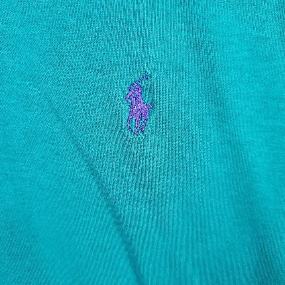 Polo Ralph Lauren Green Short‎ Sleeve Polo Shirt Size 2XL Cotton